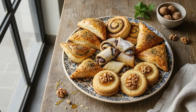 מגוון מאפים ביתיים טריים